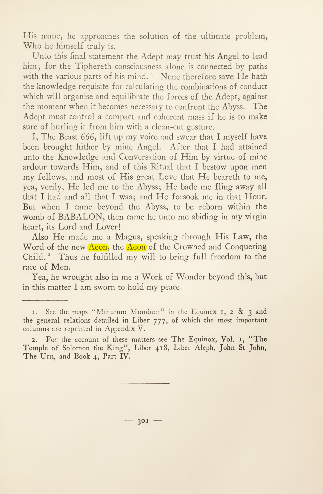 Original scan of Magick in Theory and Practice (Section 3), PDF page 97
