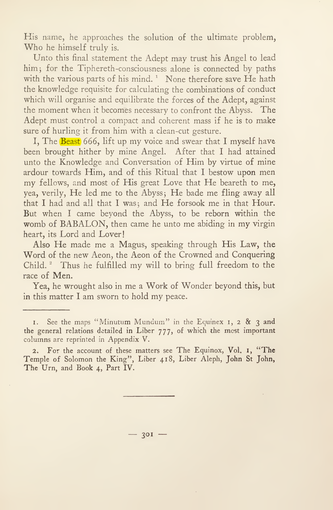 Original scan of Magick in Theory and Practice (Section 3), PDF page 97