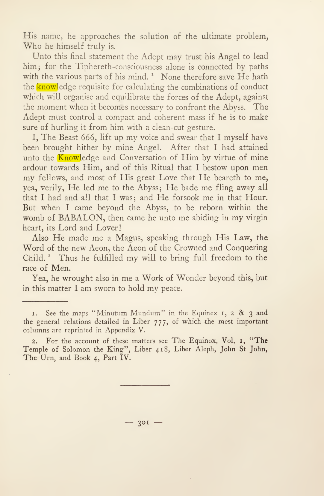 Original scan of Magick in Theory and Practice (Section 3), PDF page 97