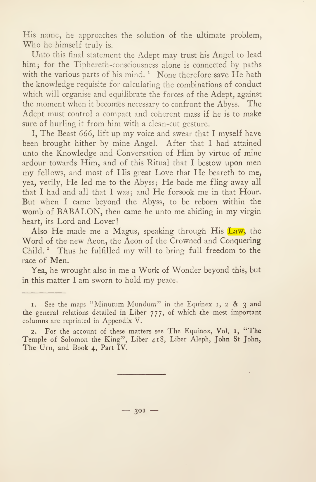 Original scan of Magick in Theory and Practice (Section 3), PDF page 97