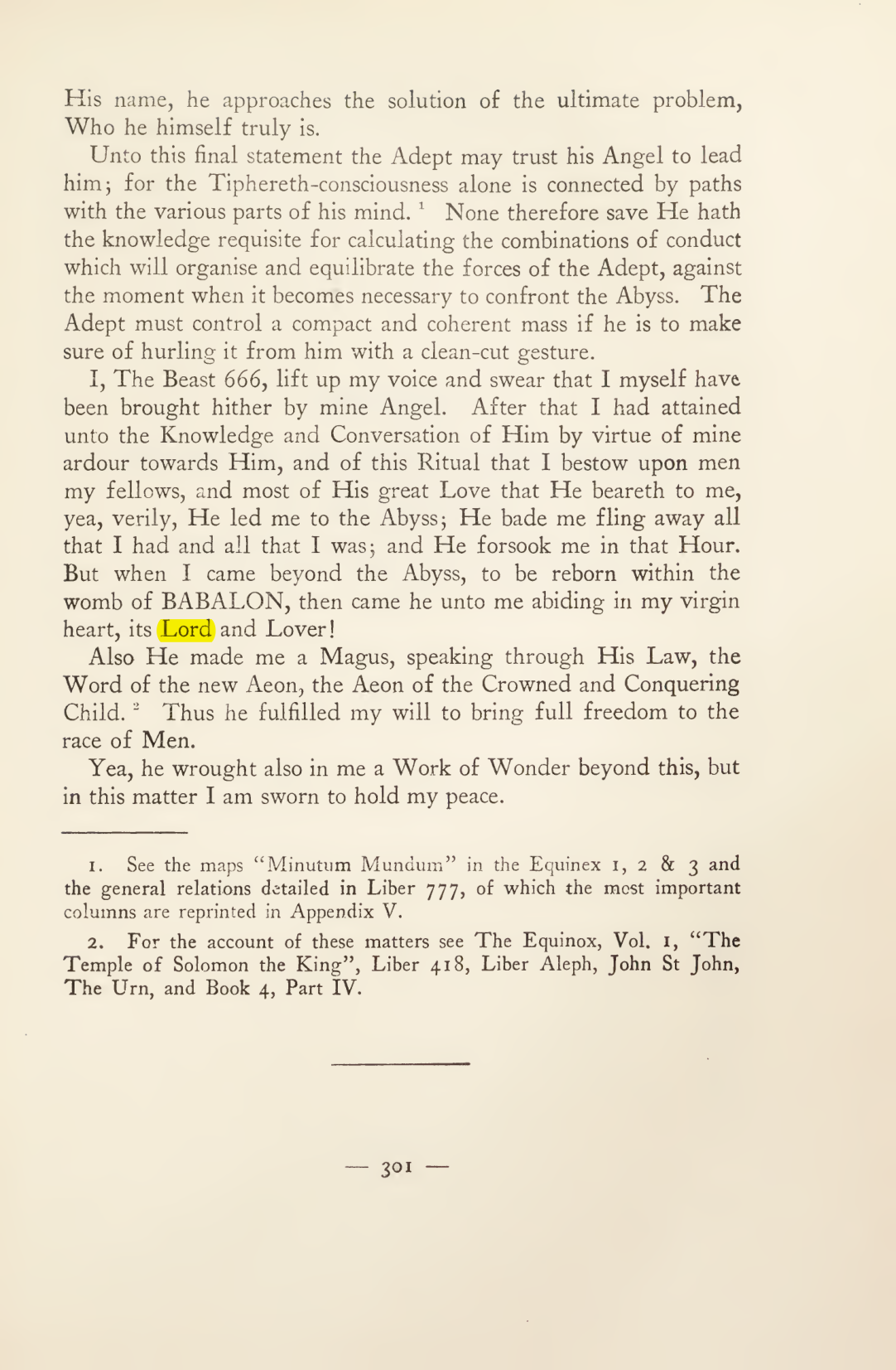 Original scan of Magick in Theory and Practice (Section 3), PDF page 97