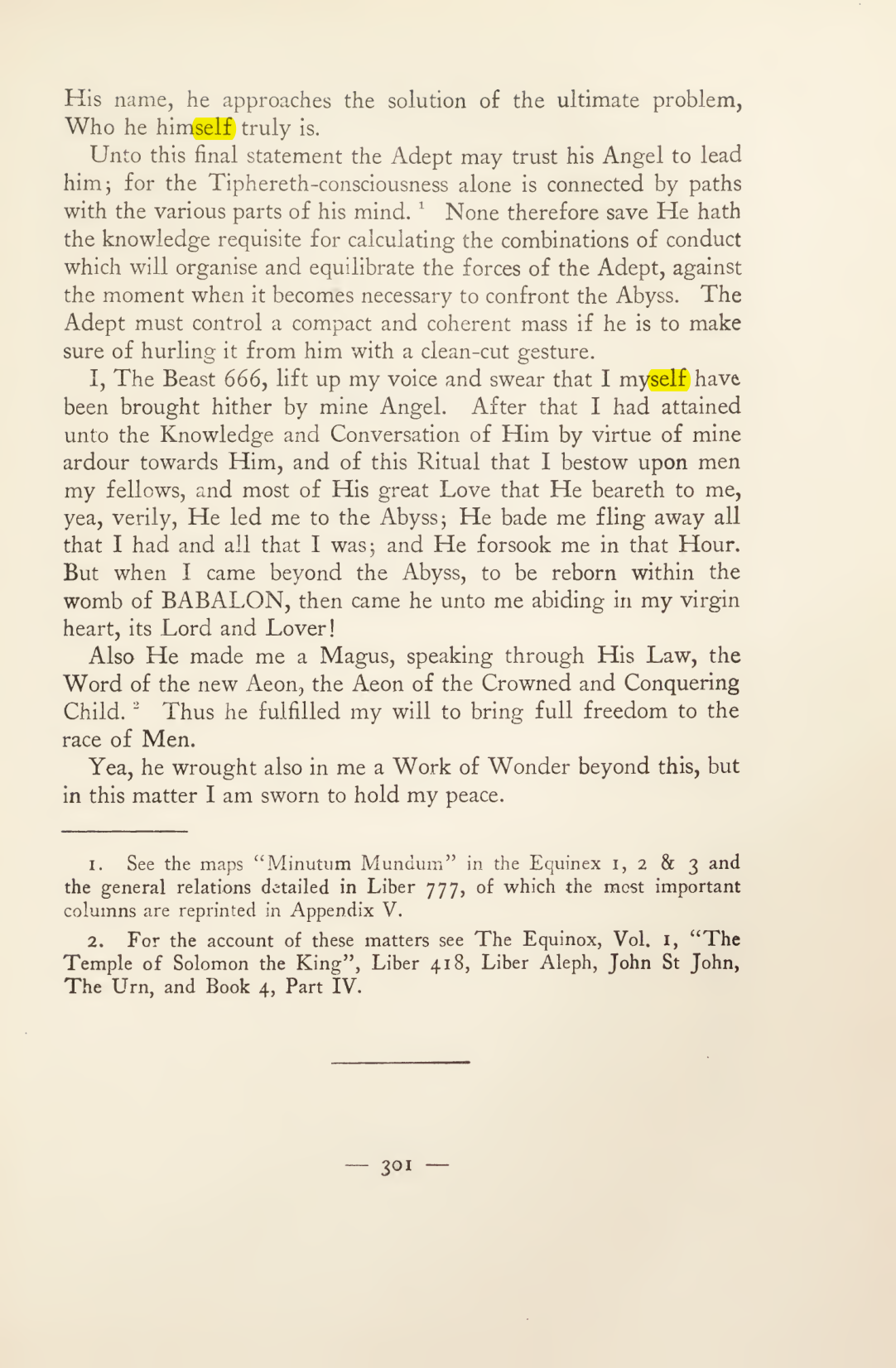 Original scan of Magick in Theory and Practice (Section 3), PDF page 97
