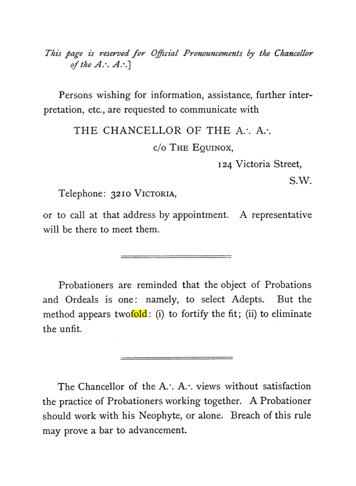 Original scan of The Equinox (Volume I, Number IV), PDF page 10