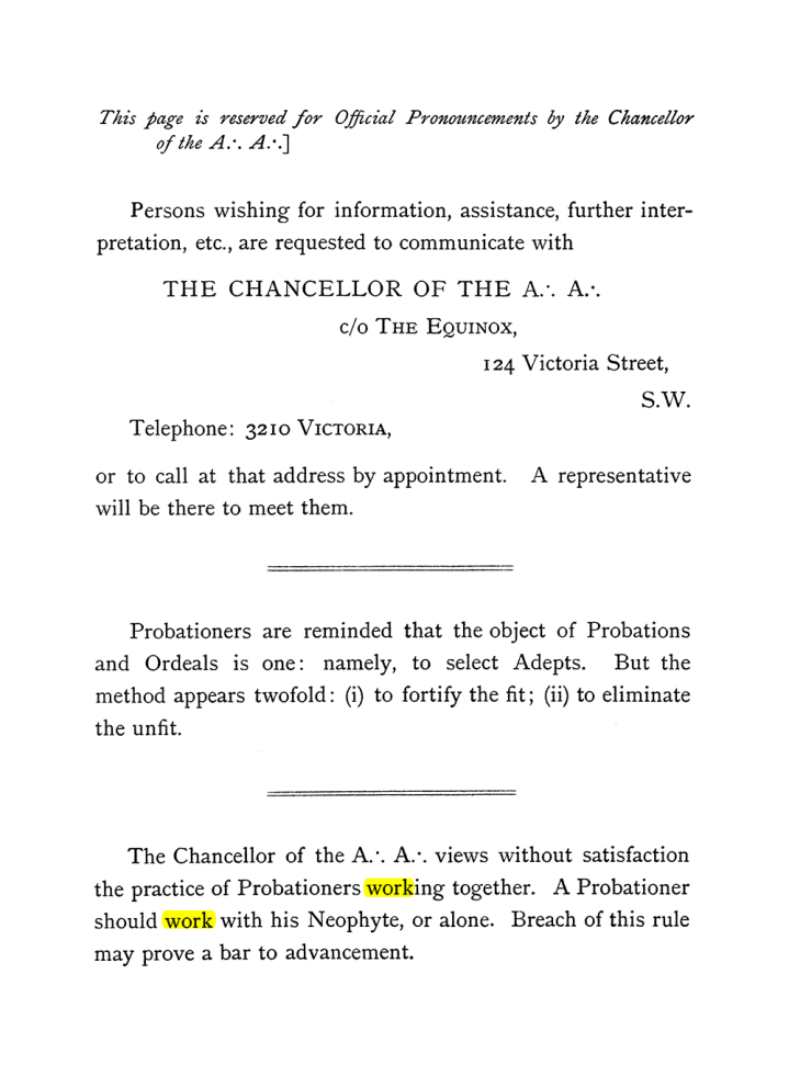 Original scan of The Equinox (Volume I, Number IV), PDF page 10