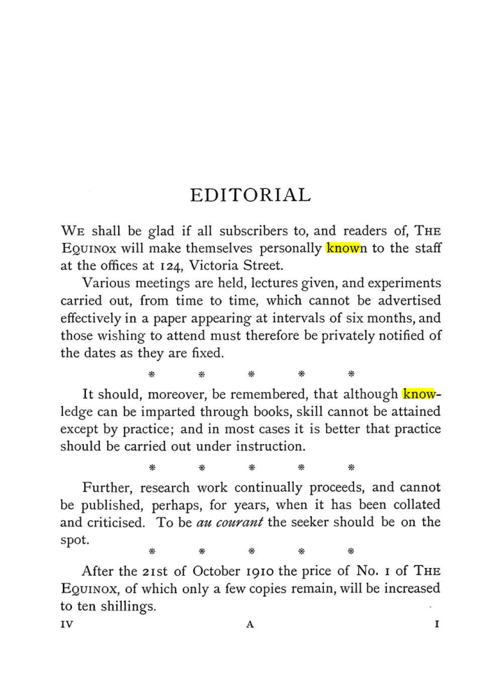 Original scan of The Equinox (Volume I, Number IV), PDF page 11