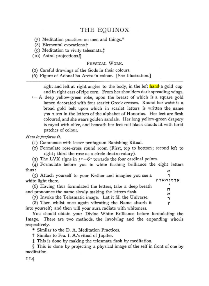 Original scan of The Equinox (Volume I, Number IV), PDF page 129