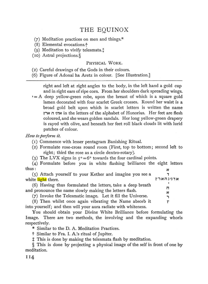 Original scan of The Equinox (Volume I, Number IV), PDF page 129