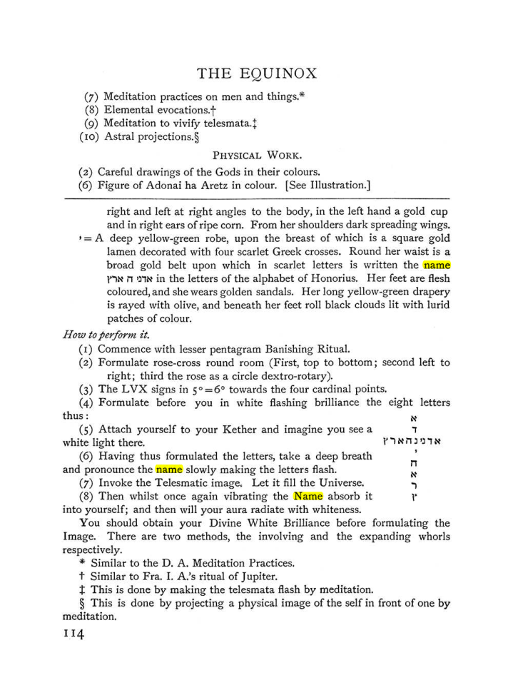 Original scan of The Equinox (Volume I, Number IV), PDF page 129