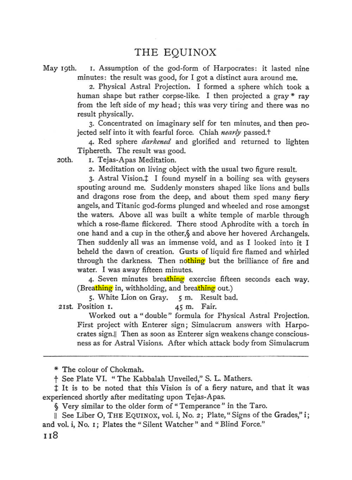 Original scan of The Equinox (Volume I, Number IV), PDF page 134