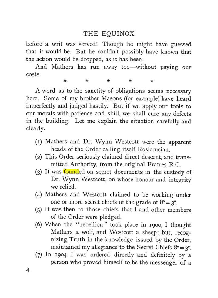 Original scan of The Equinox (Volume I, Number IV), PDF page 14