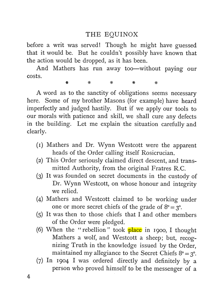 Original scan of The Equinox (Volume I, Number IV), PDF page 14