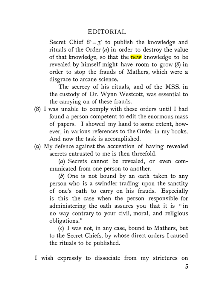 Original scan of The Equinox (Volume I, Number IV), PDF page 15