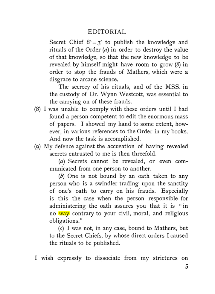 Original scan of The Equinox (Volume I, Number IV), PDF page 15
