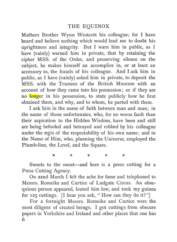 Original scan of The Equinox (Volume I, Number IV), PDF page 16