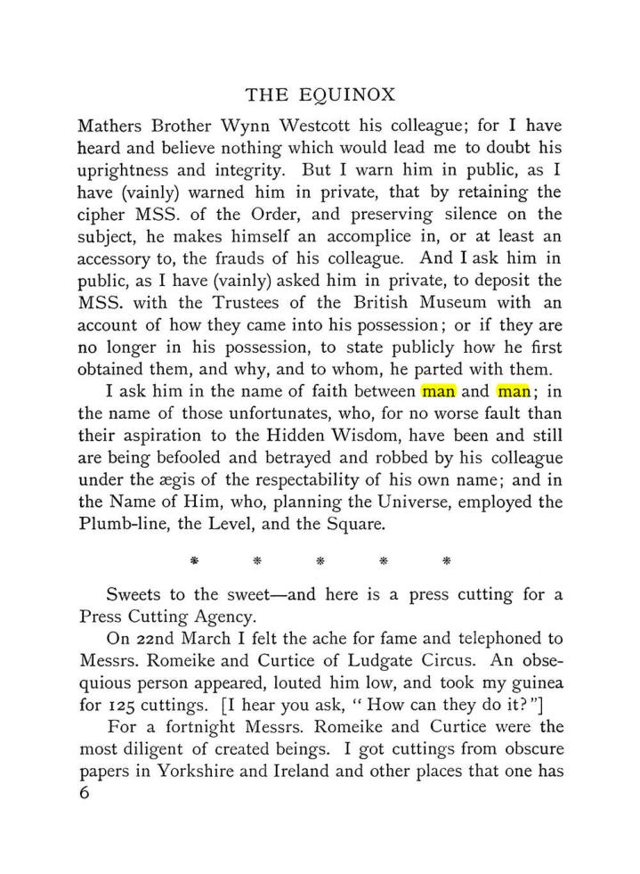 Original scan of The Equinox (Volume I, Number IV), PDF page 16
