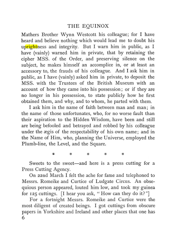 Original scan of The Equinox (Volume I, Number IV), PDF page 16
