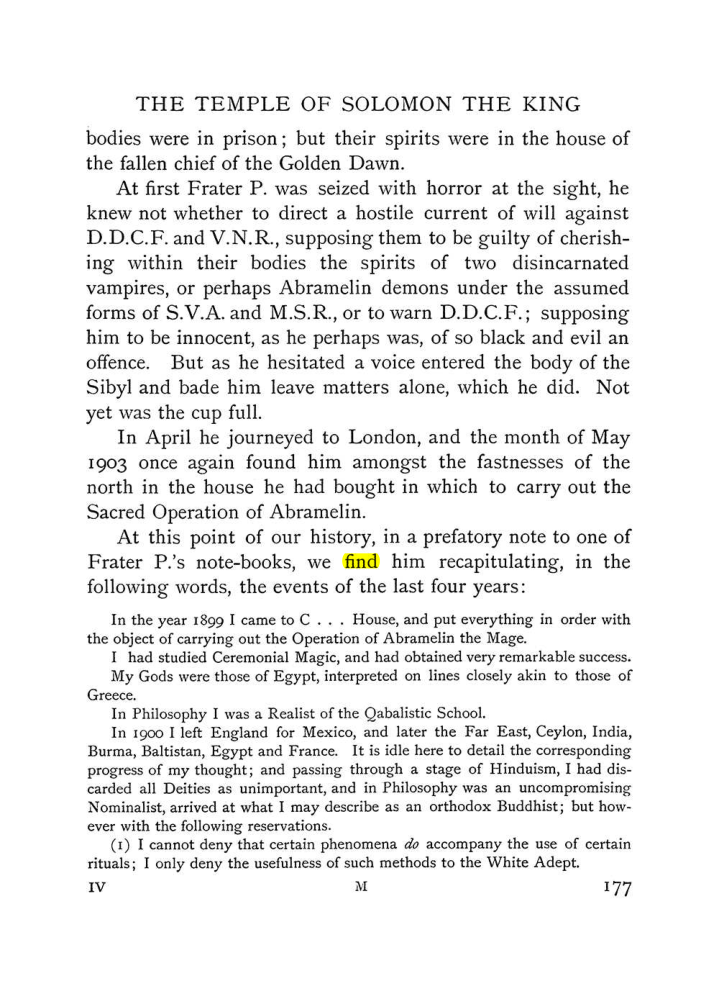 Original scan of The Equinox (Volume I, Number IV), PDF page 193