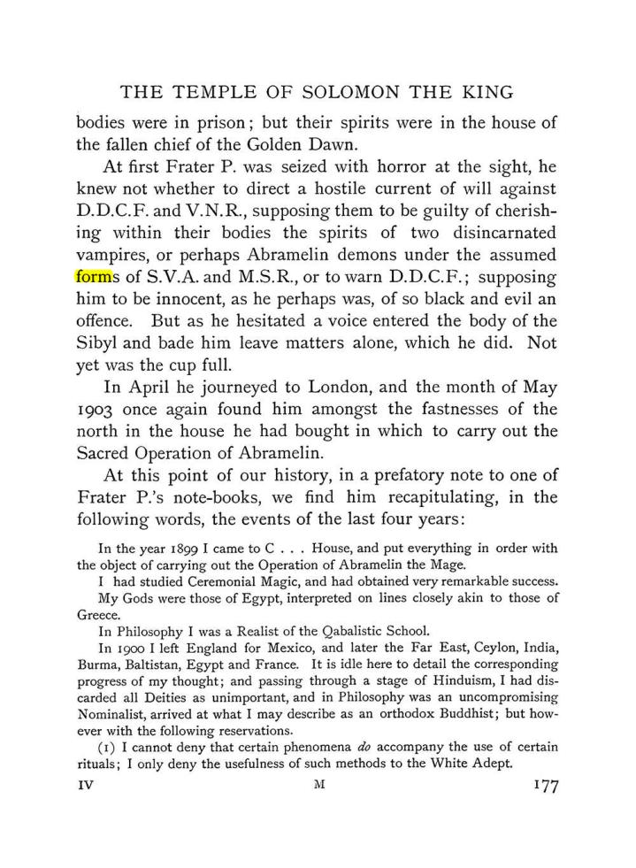 Original scan of The Equinox (Volume I, Number IV), PDF page 193