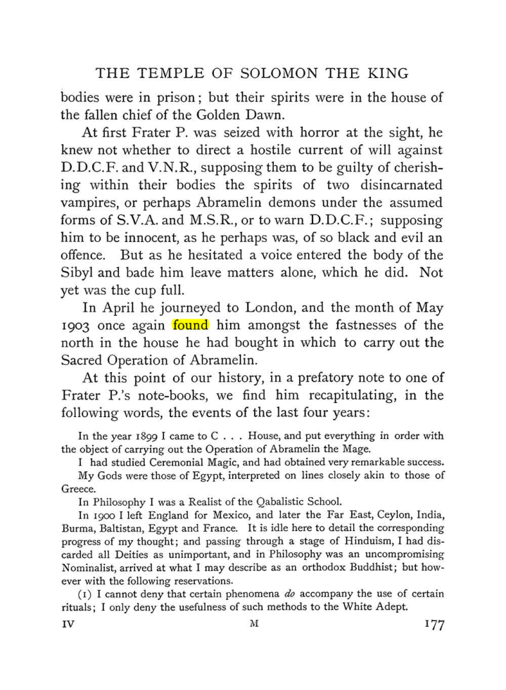 Original scan of The Equinox (Volume I, Number IV), PDF page 193