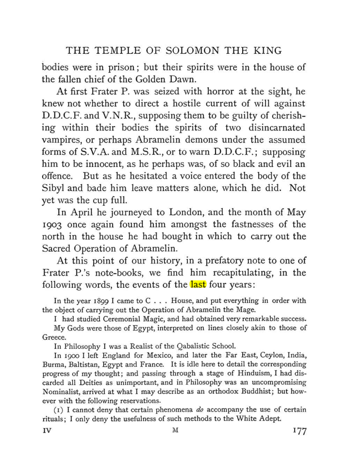 Original scan of The Equinox (Volume I, Number IV), PDF page 193
