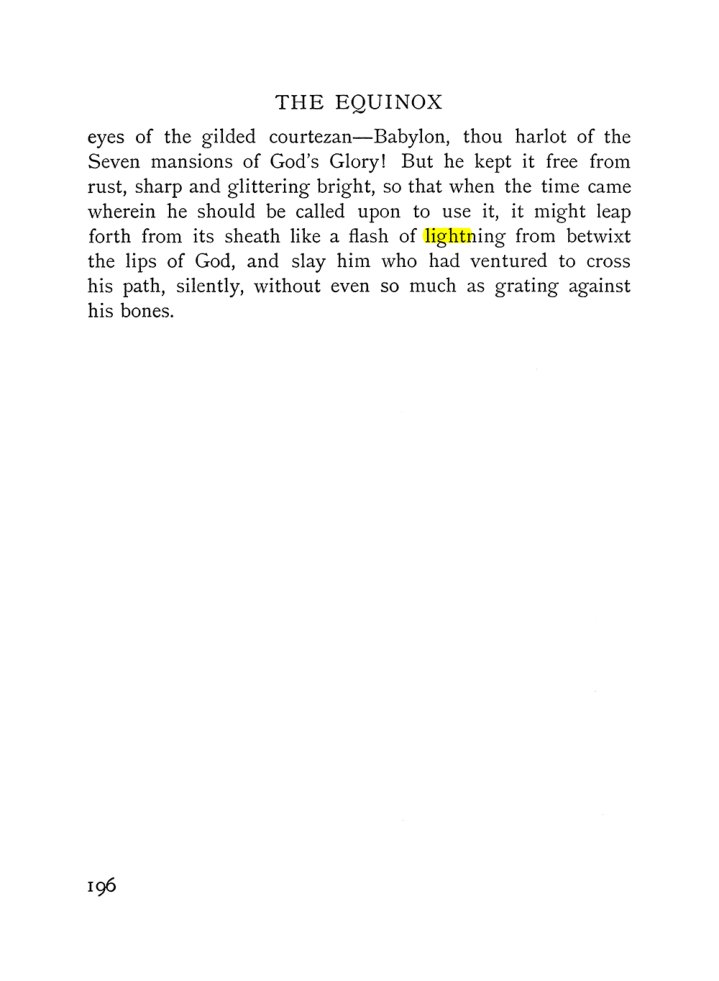 Original scan of The Equinox (Volume I, Number IV), PDF page 212