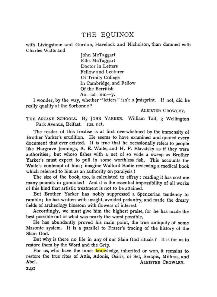 Original scan of The Equinox (Volume I, Number IV), PDF page 258