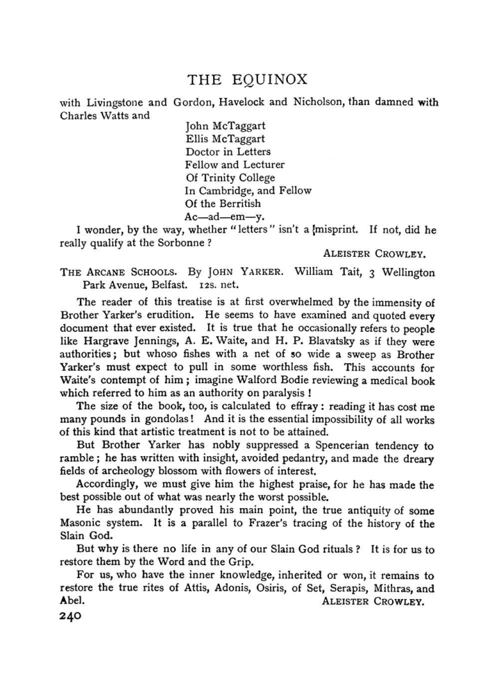 Original scan of The Equinox (Volume I, Number IV), PDF page 258