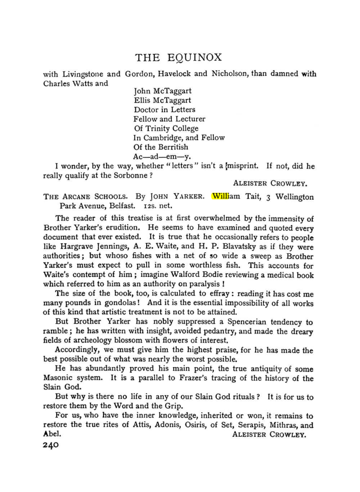 Original scan of The Equinox (Volume I, Number IV), PDF page 258