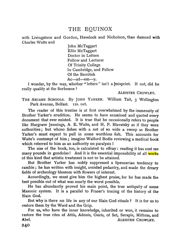 Original scan of The Equinox (Volume I, Number IV), PDF page 258