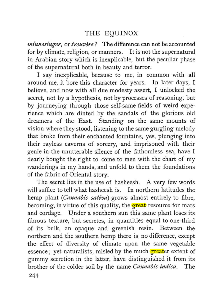 Original scan of The Equinox (Volume I, Number IV), PDF page 262
