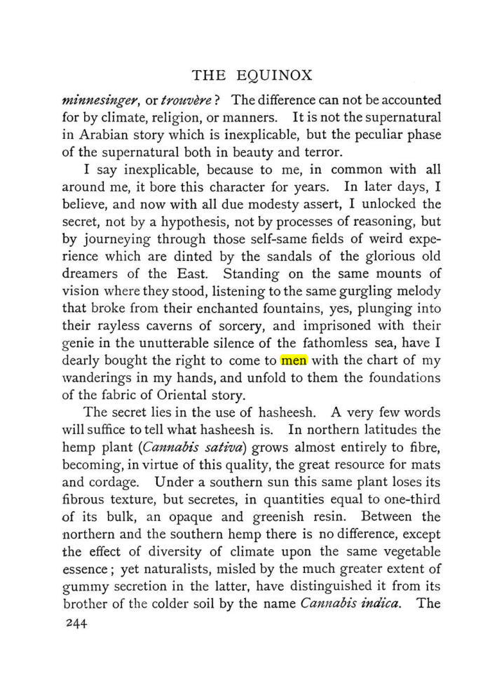 Original scan of The Equinox (Volume I, Number IV), PDF page 262