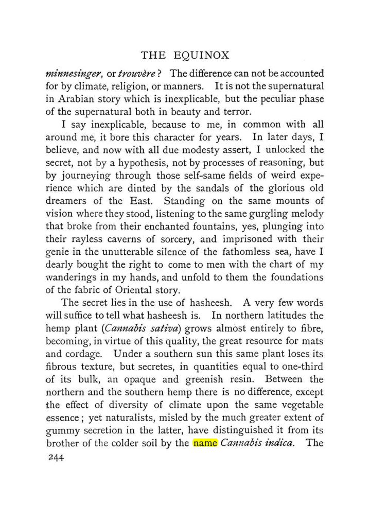 Original scan of The Equinox (Volume I, Number IV), PDF page 262