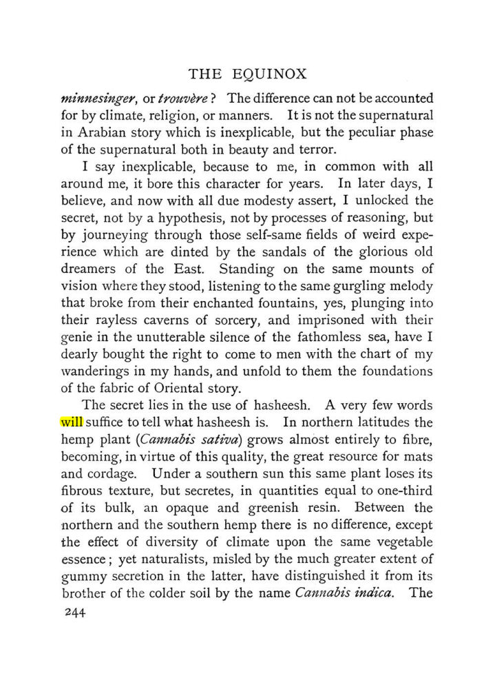 Original scan of The Equinox (Volume I, Number IV), PDF page 262