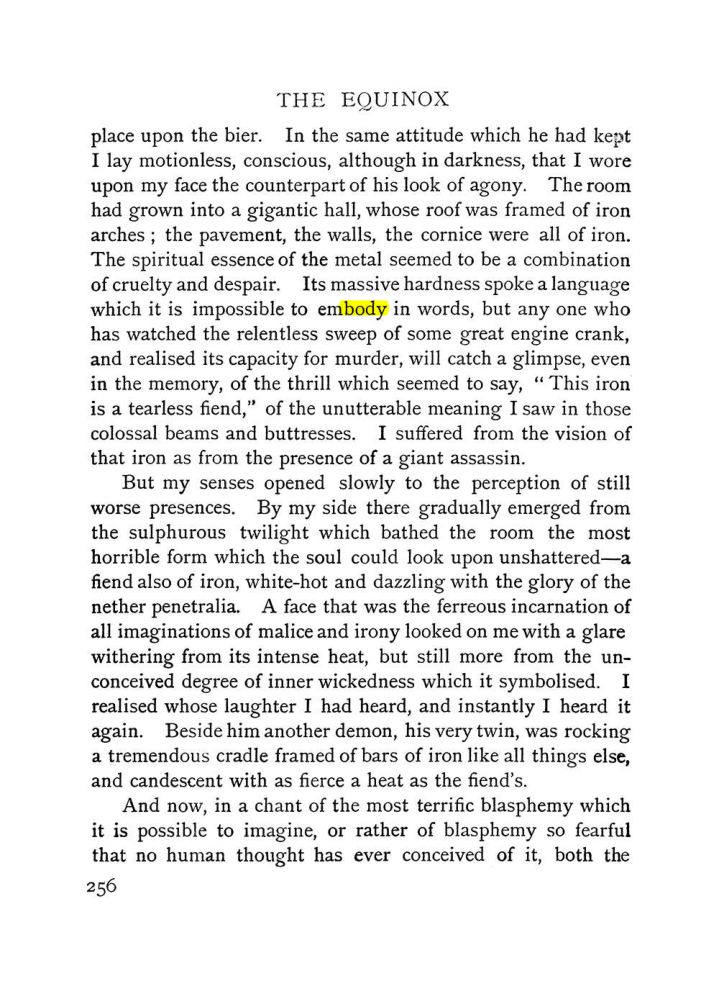Original scan of The Equinox (Volume I, Number IV), PDF page 274