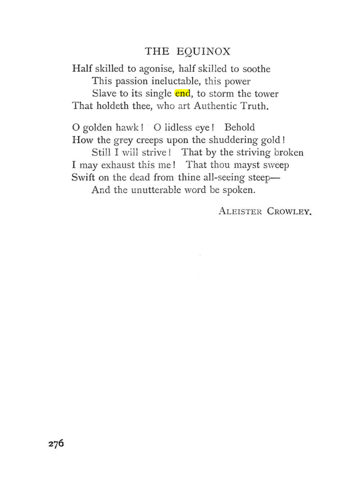 Original scan of The Equinox (Volume I, Number IV), PDF page 294