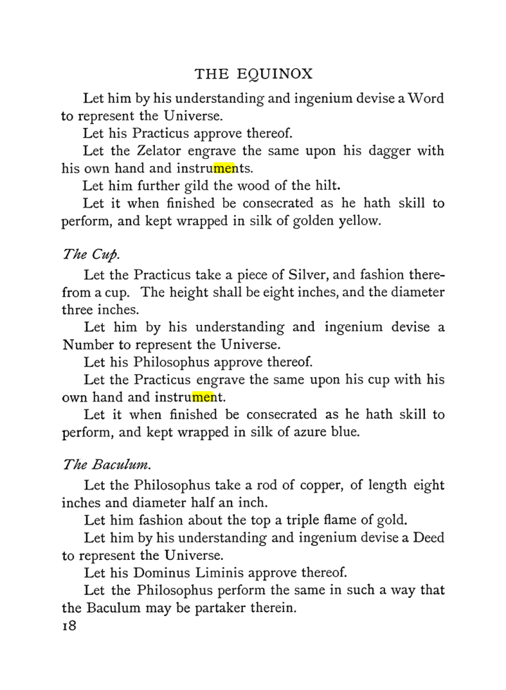 Original scan of The Equinox (Volume I, Number IV), PDF page 30
