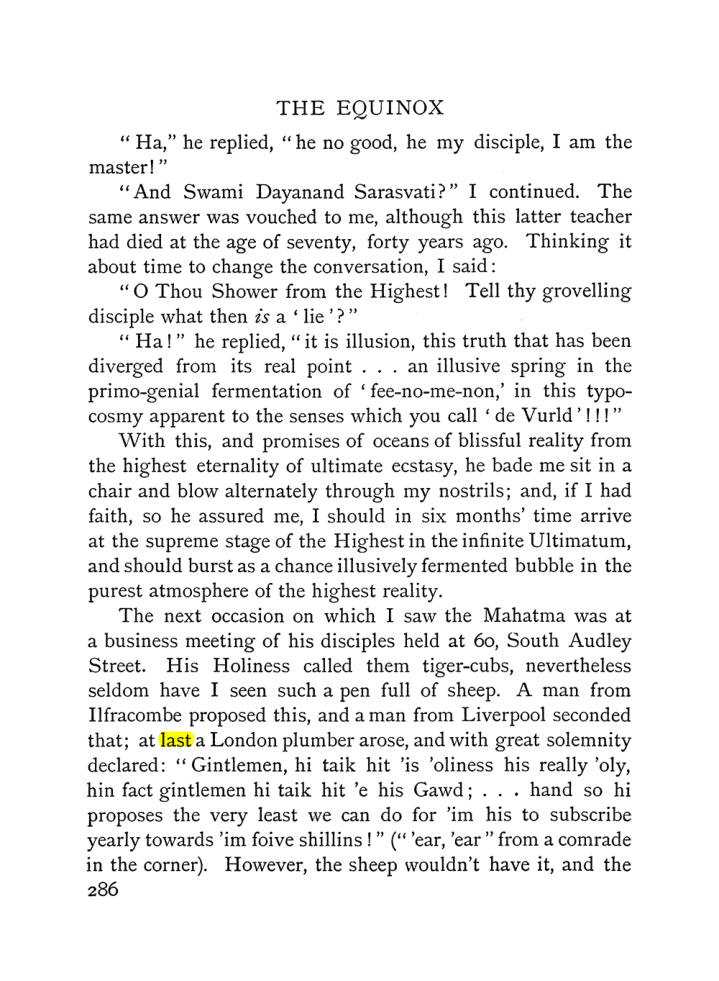 Original scan of The Equinox (Volume I, Number IV), PDF page 304