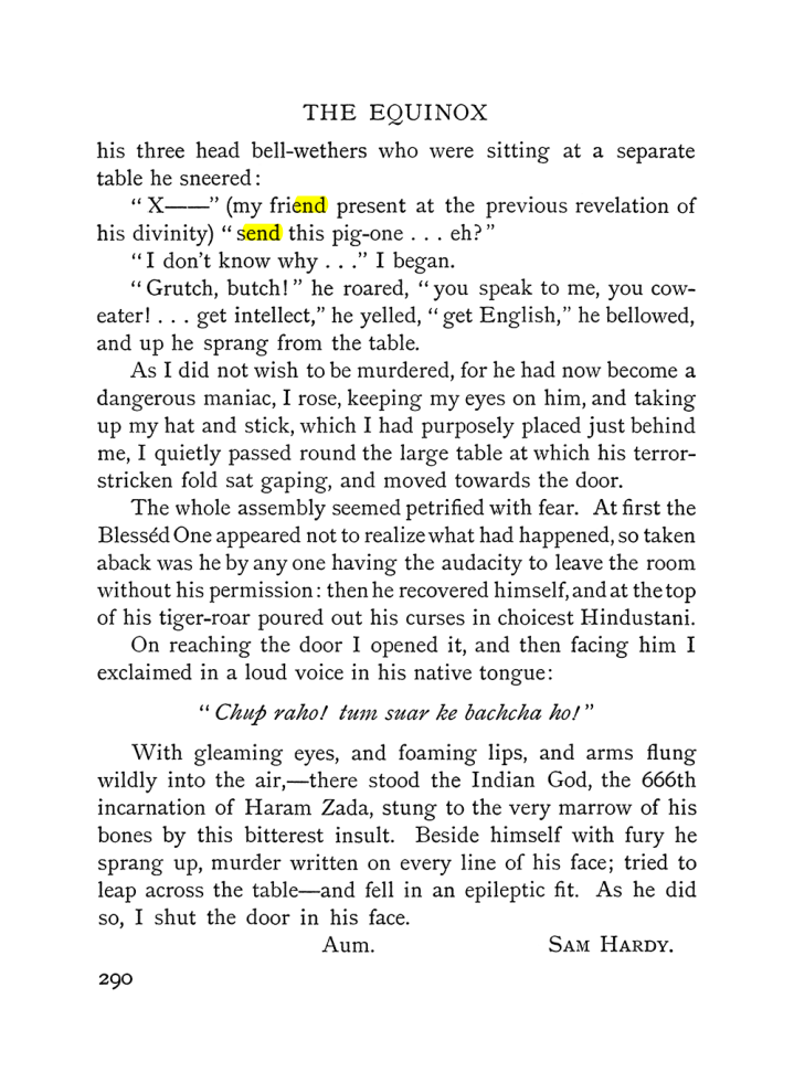 Original scan of The Equinox (Volume I, Number IV), PDF page 308