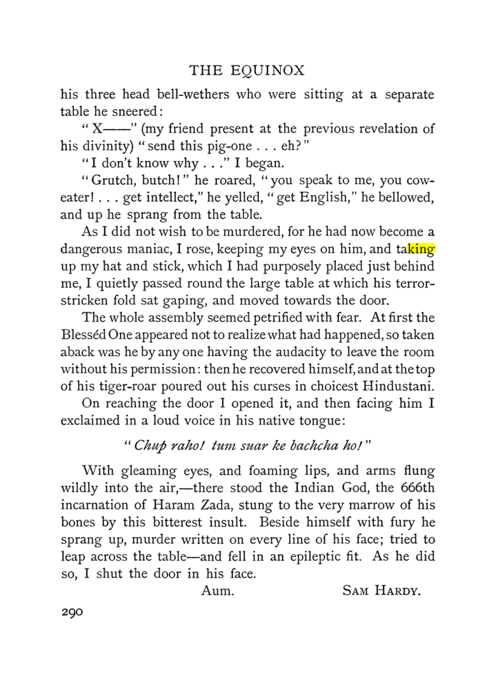 Original scan of The Equinox (Volume I, Number IV), PDF page 308
