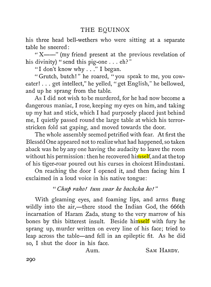 Original scan of The Equinox (Volume I, Number IV), PDF page 308