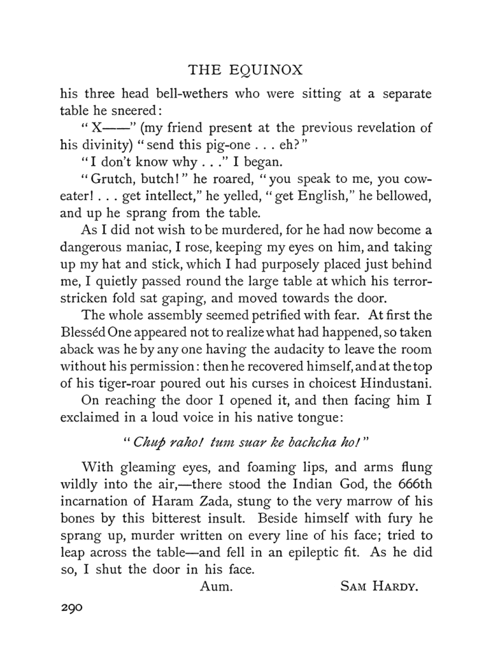 Original scan of The Equinox (Volume I, Number IV), PDF page 308