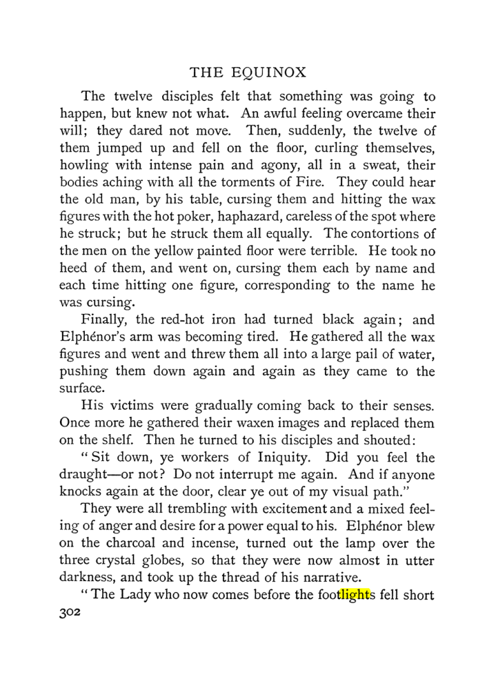 Original scan of The Equinox (Volume I, Number IV), PDF page 320