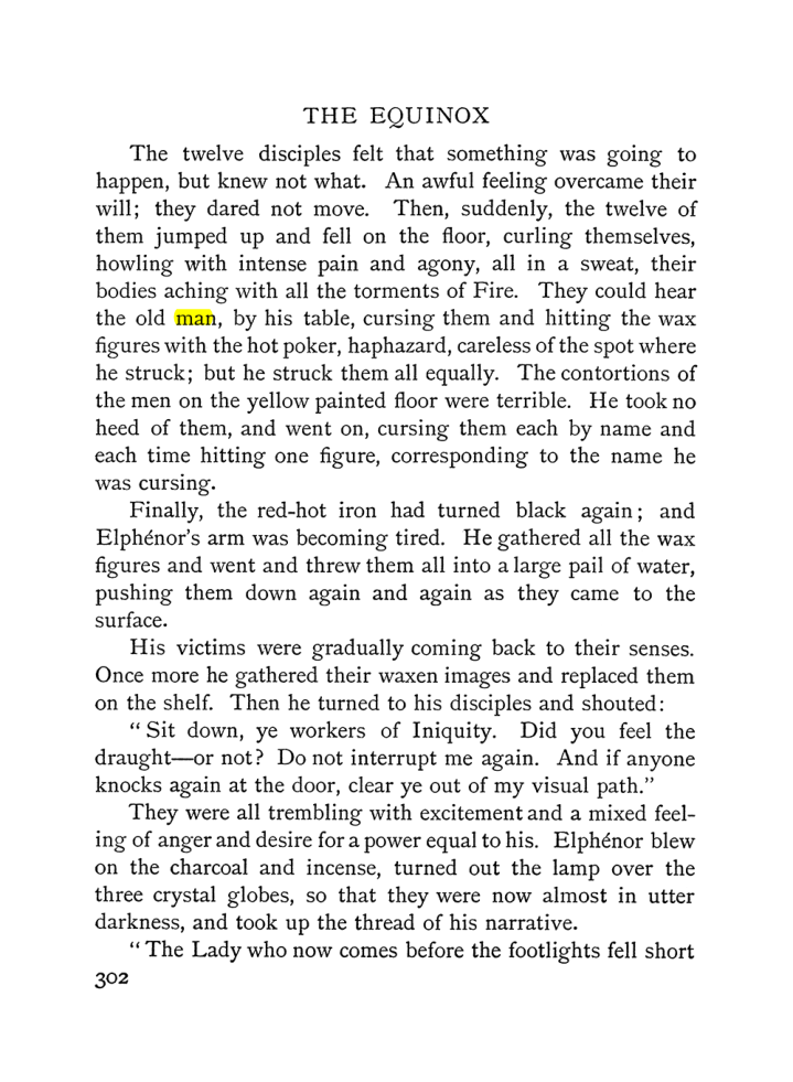 Original scan of The Equinox (Volume I, Number IV), PDF page 320