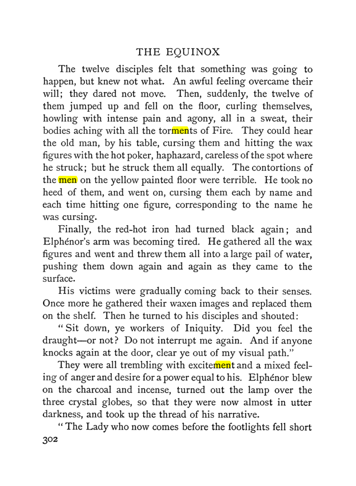 Original scan of The Equinox (Volume I, Number IV), PDF page 320