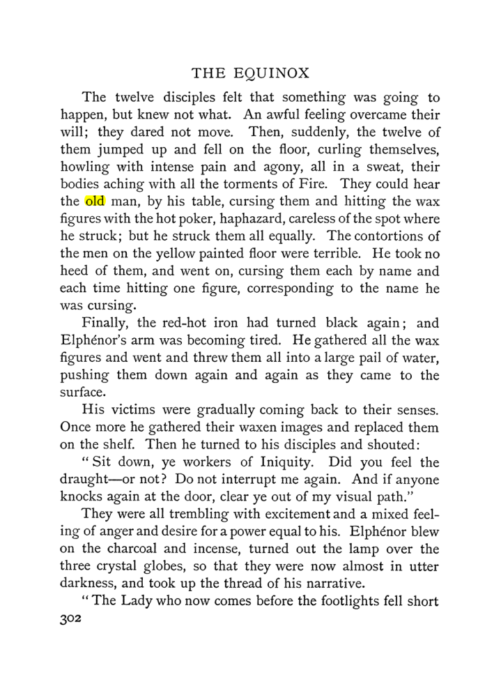 Original scan of The Equinox (Volume I, Number IV), PDF page 320