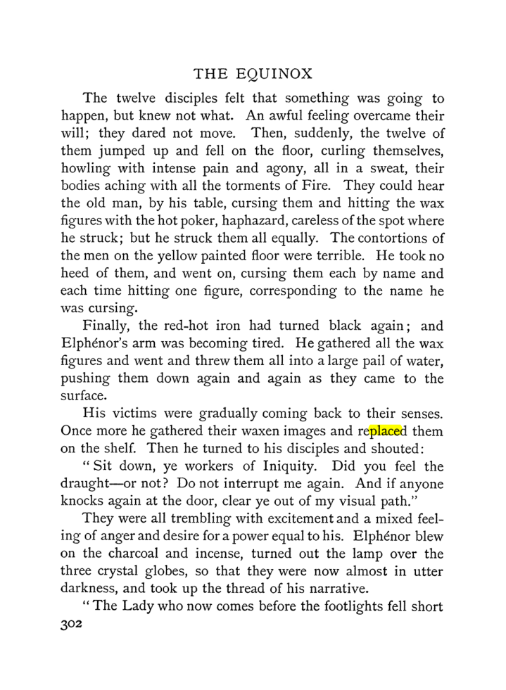Original scan of The Equinox (Volume I, Number IV), PDF page 320