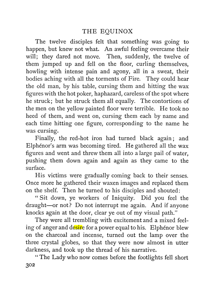 Original scan of The Equinox (Volume I, Number IV), PDF page 320