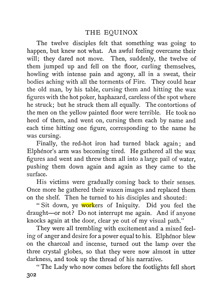 Original scan of The Equinox (Volume I, Number IV), PDF page 320