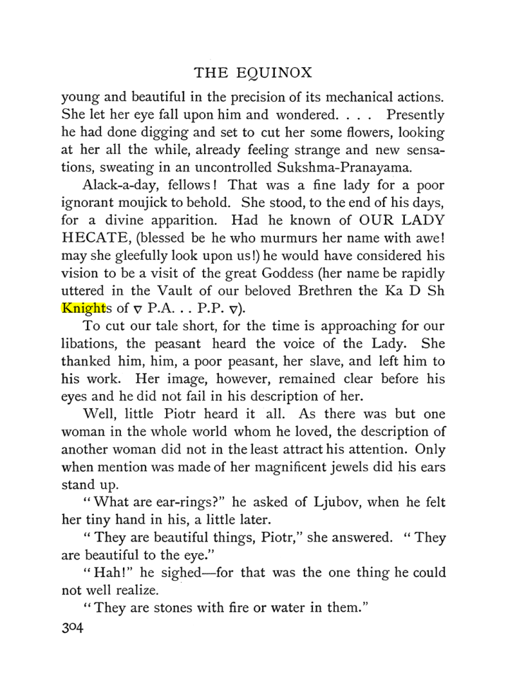 Original scan of The Equinox (Volume I, Number IV), PDF page 322