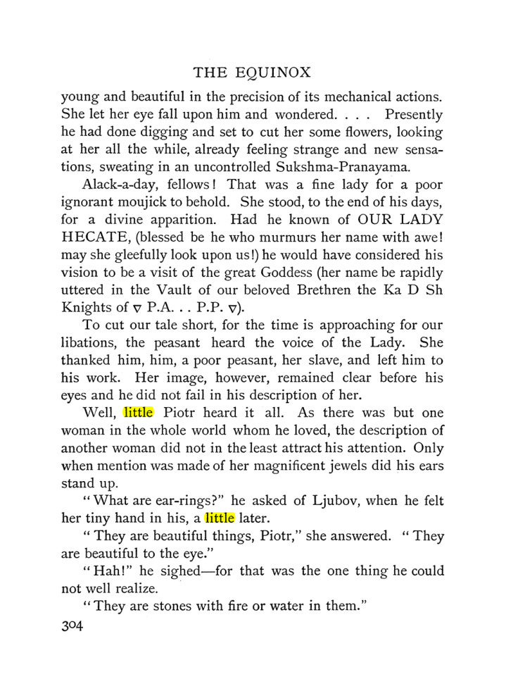 Original scan of The Equinox (Volume I, Number IV), PDF page 322
